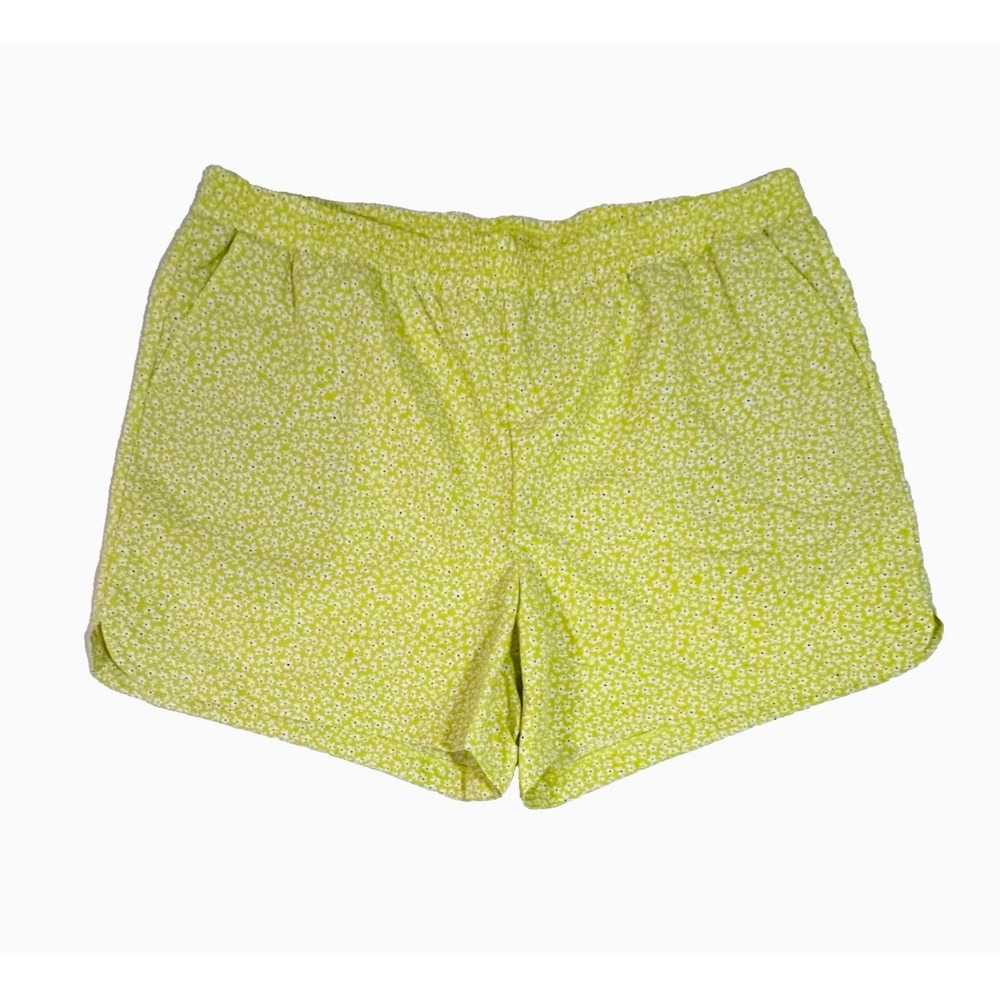 Orvis Ultralight 5" Printed Shorts Size XL Citrus Green Floral Performance
